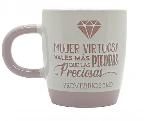 Ceramic Mug, Elemental Collection - Virtuous Woman, Proverbs 31:10