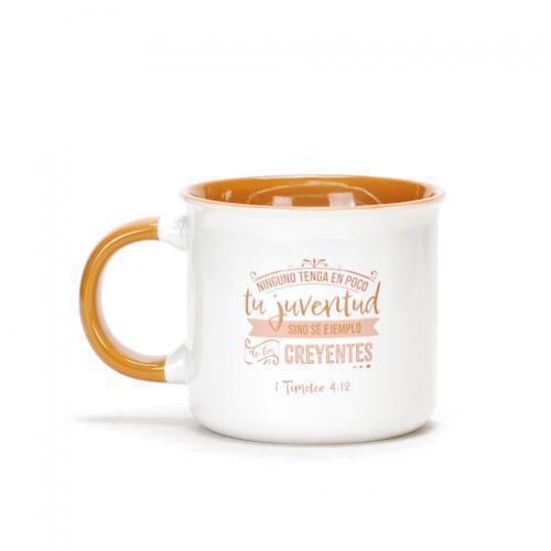 Taza Coleccion Valiente - 18 onzas, Ninguno Tenga En Poco Tu Juventud