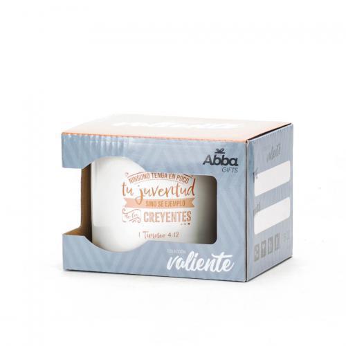 Taza Coleccion Valiente - 18 onzas, Ninguno Tenga En Poco Tu Juventud