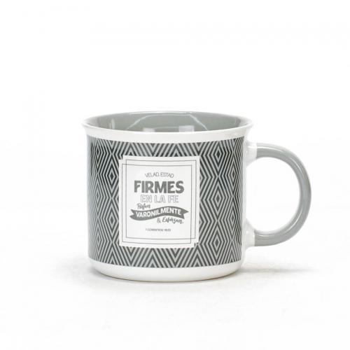 Taza Coleccion Valiente - 18 onzas, Velad Y Estad Firmes