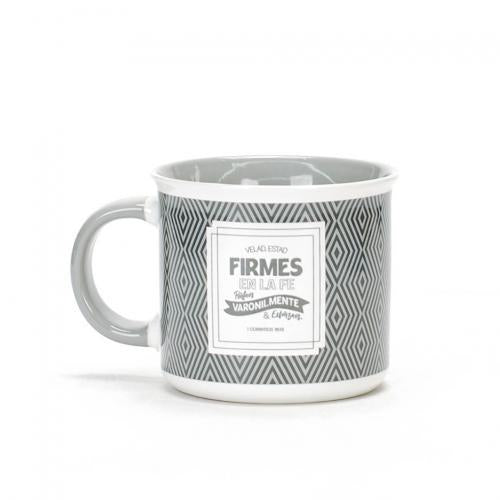 Taza Coleccion Valiente - 18 onzas, Velad Y Estad Firmes
