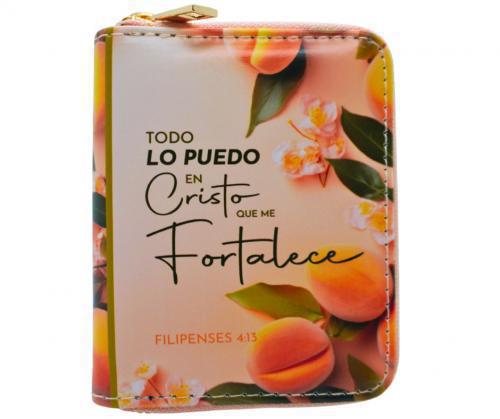 Billetera Imitacion Piel; Todo Lo Puedo - Filipenses 4:13