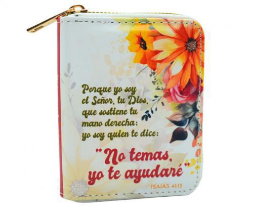 Billetera Imitacion Piel; Yo Soy El Senor Tu Dios - Isaias 41:13