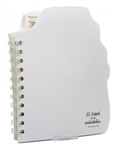 Libreta Troquelada con Anillas - El señor da la sabiduria, Proverbios 2:6