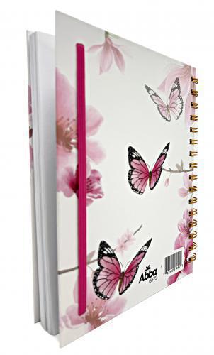 Libreta de Anillas, Tapa Dura Con Elastico - Mujer Ejemplar