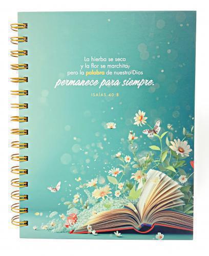 Libreta de Anillas, Tapa Dura Con Elastico - La Palabra De Nuestro Senor