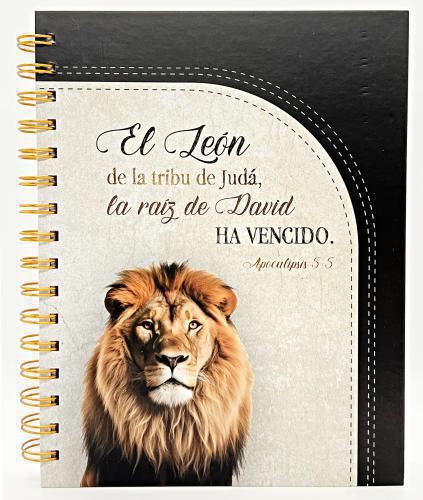 Libreta de Anillas, Tapa Dura Con Elastico - El Leon