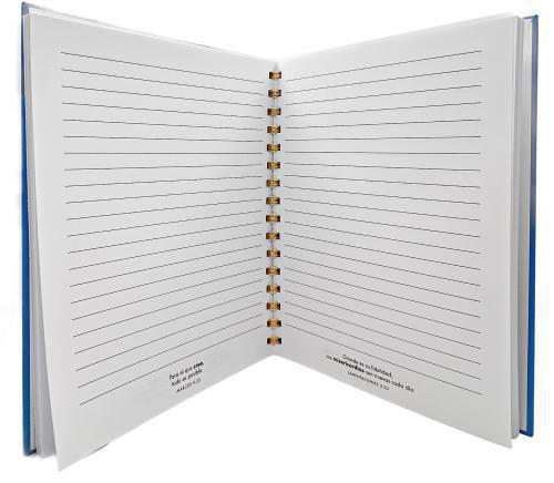 Libreta de Anillas, Tapa Dura Con Elastico - Los Que Esperan El Senor