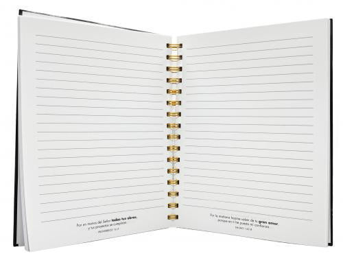 Libreta de Anillas, Tapa Dura Con Elastico - Para El Que Cree