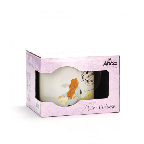 Taza Coleccion Mujer Virtuosa- 18 onzas, Revestida De Fuerza Y Dignidad
