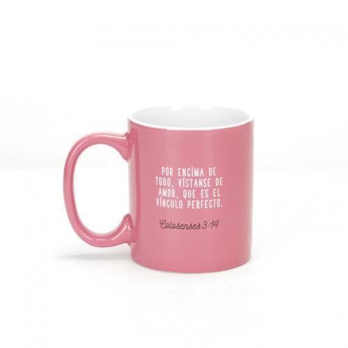 Coleccion Comparte -  Taza Te Quiero, Colosenses 3:14