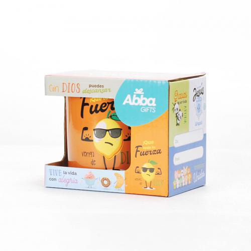 Coleccion Comparte - Taza Fuerza Josue 1:9