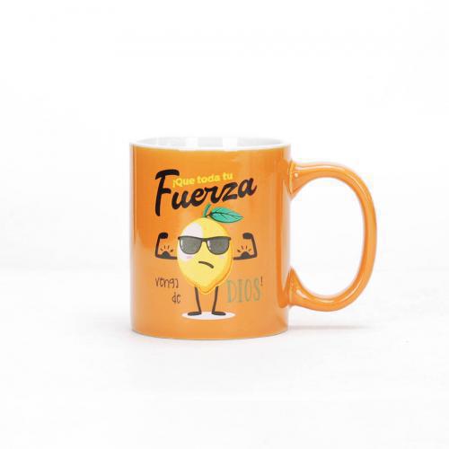 Coleccion Comparte - Taza Fuerza Josue 1:9