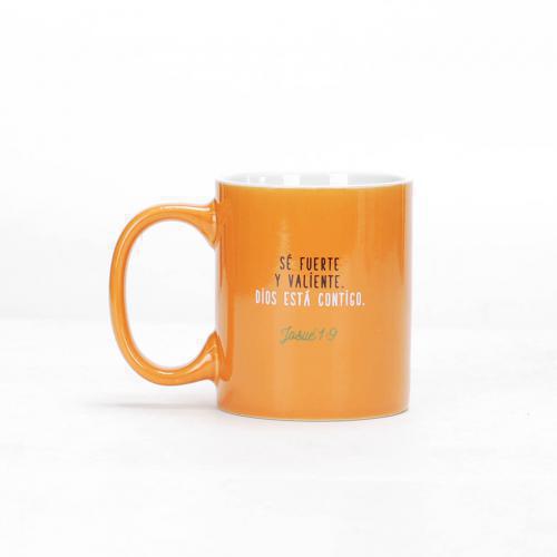 Coleccion Comparte - Taza Fuerza Josue 1:9