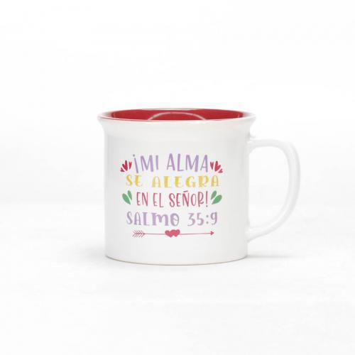 Taza 13 onzas, Coleccion Delicia -  Mi Alma Se Alegra