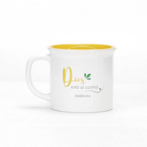 Taza 13 onzas, Coleccion Delicia - Dios Al Control