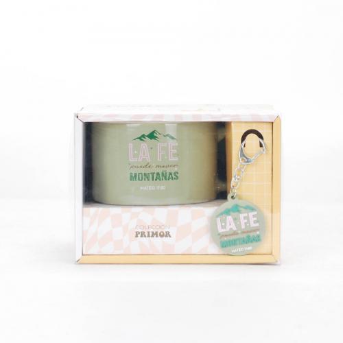 Taza Con Llavero,  Coleccion Primor -  La Fe