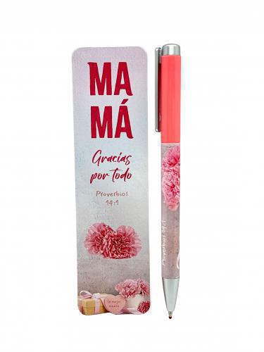Paquete de Separador con Boligrafo; Proverbios 14:1