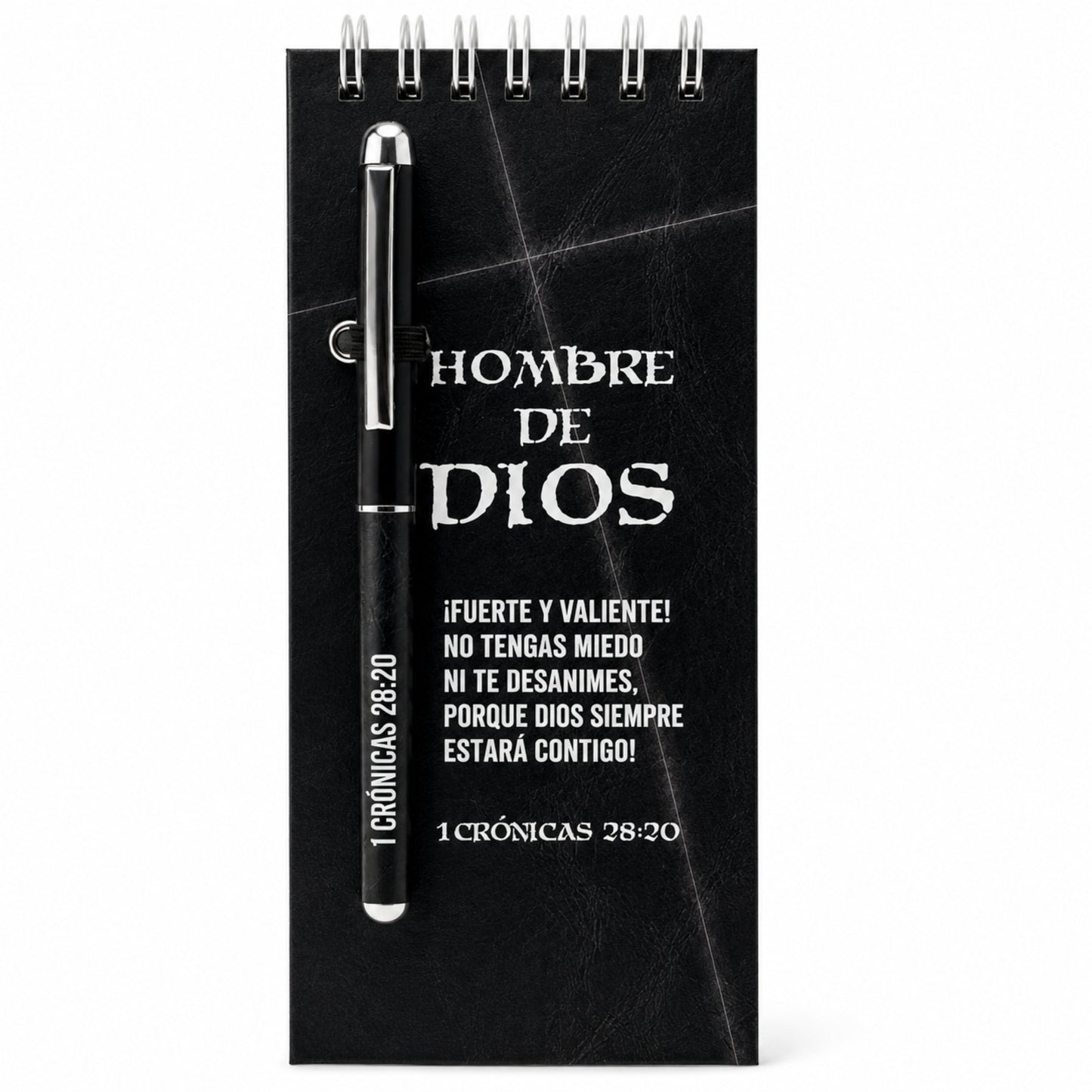 Pack de Notas Hombre de Dios con Bolígrafo