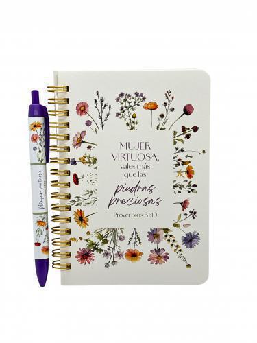 Pack Libreta y Bolígrafo “Mujer Virtuosa” Proverbios 31:10