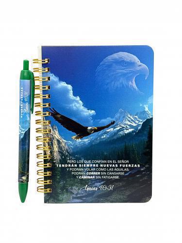 "New Strength" Notebook and Pen Set - Isaiah 40:31