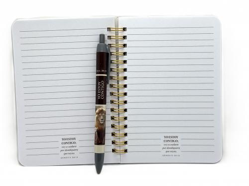 Pack Libreta y Bolígrafo “Yo Estoy Contigo” Génesis 28:15