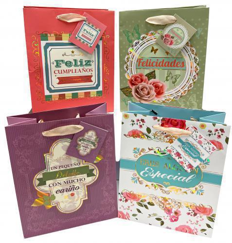 Bolsa para regalo pequeña colección expresa-t 4 diseños