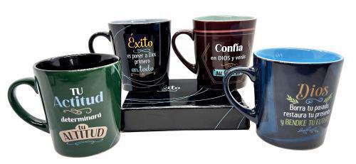 Taza de Ceramica "Especial para El" Colección Inspiración 14 Onzas,