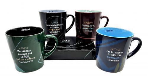 Taza de Ceramica "Especial para El" Colección Inspiración 14 Onzas,