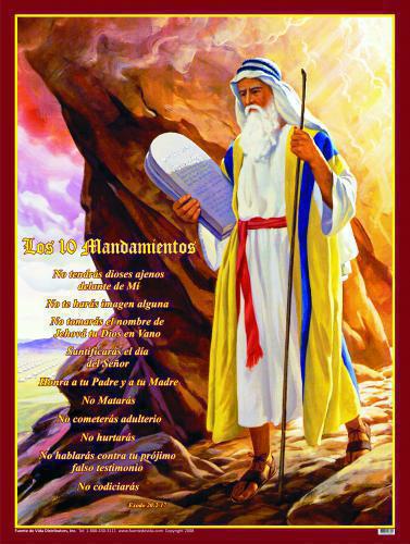 Poster Los Diez Mandamientos