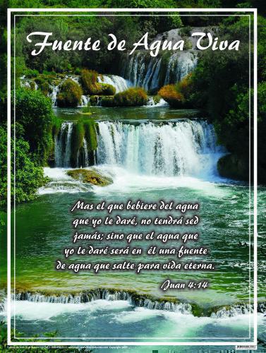 Poster Fuente De Agua Viva - Juan  4:14
