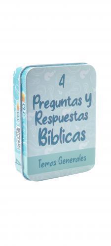 Preguntas y respuestas bíblicas bilingue 4: Temas generales (Caja de metal)