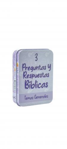 Preguntas y respuestas bíblicas bilingue 3: Temas generales (Caja de metal)