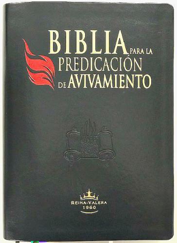 RVR1960 Revival Preaching Bible, Black, Indexed