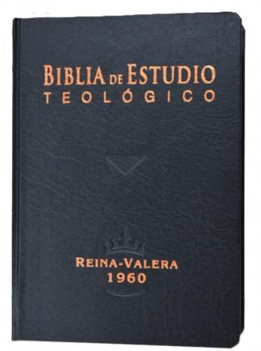 Biblia de Estudio Teologico: Reina-Valera 1960, Pasta Dura, Color Negro con Índi