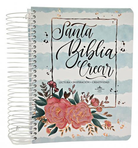 Bible Create RVR1960, Hardcover, Floral Design: Reading Inspiration Creativity