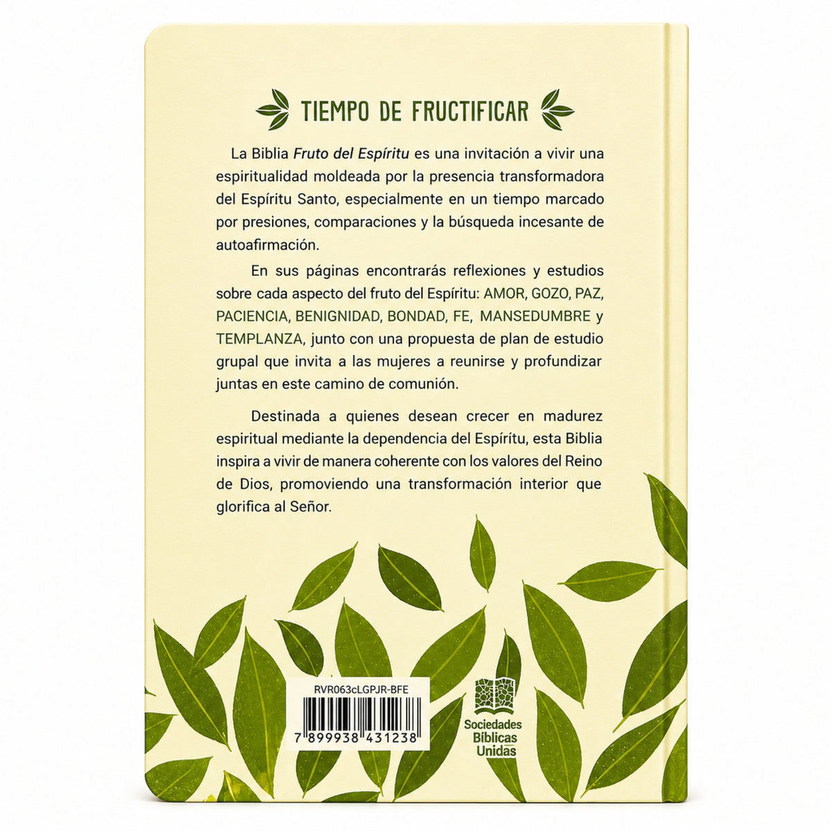 Biblia de Estudio RVR1960 Pasta Dura - Fruto del Espíritu