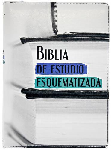 Biblia Reina Valera 1960 Esquematizada Imitacion Piel, Con Cierre e Indice