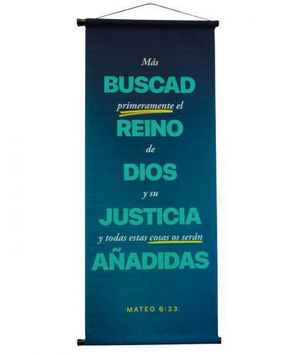 Pergamino Banner: Salmo 46:10 Estad Quietos