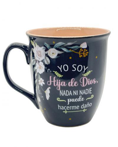 Taza de Ceramica 16 oz, Colección Esforzada Y Valiente
