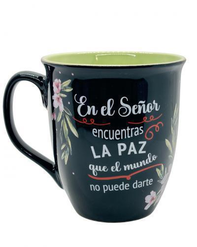 Taza de Ceramica 16 oz, Colección Esforzada Y Valiente