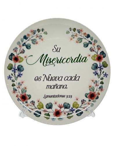 Plato Decorativo de Ceramica 8" diametro