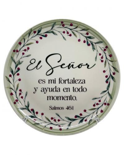 Plato Decorativo de Ceramica 8" diametro