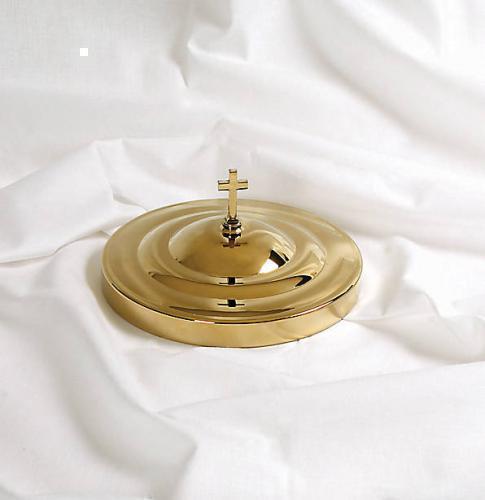 Gold Colored Bread Tray Cover - Last Supper