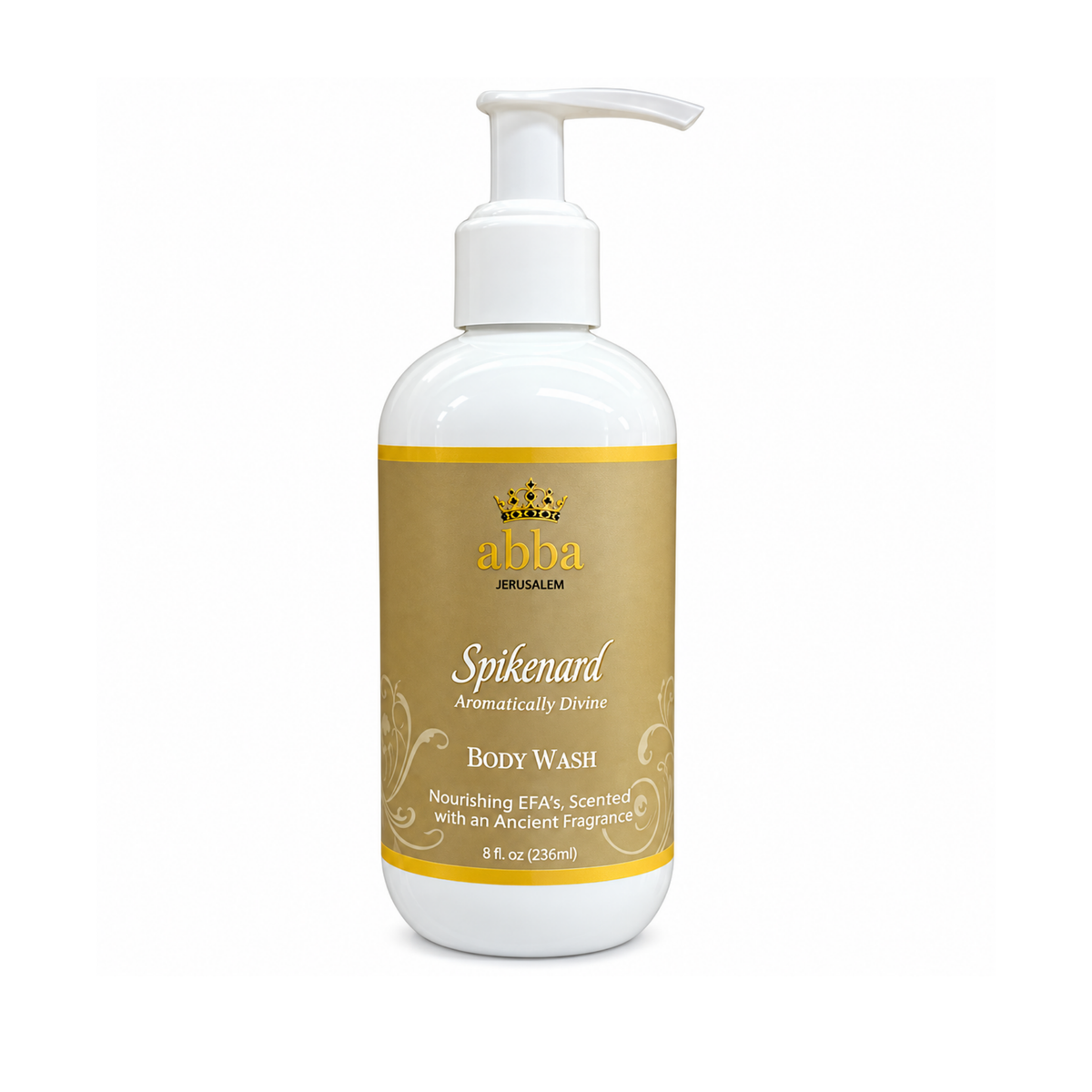 Body Wash With Pump - Spikenard 8 Oz