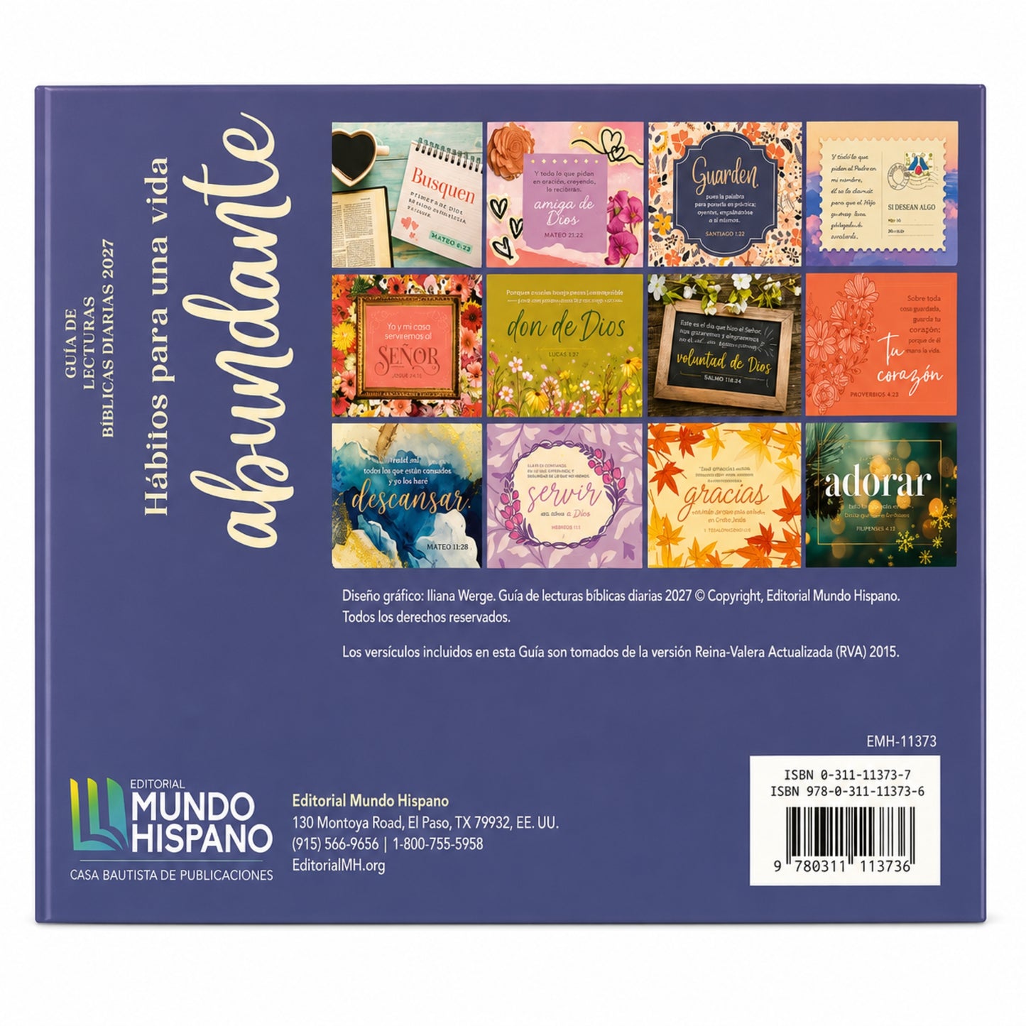 Calendario 2027: Hábitos para una vida abundante - Diseños