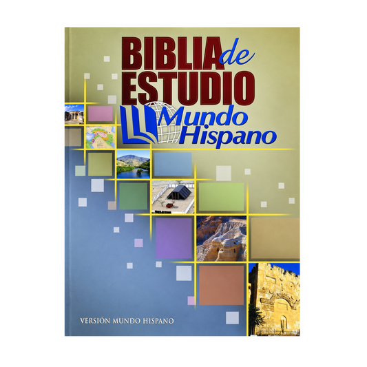 Biblia Estudio Edición Mundo Hispano Tapa Dura Tamaño Grande