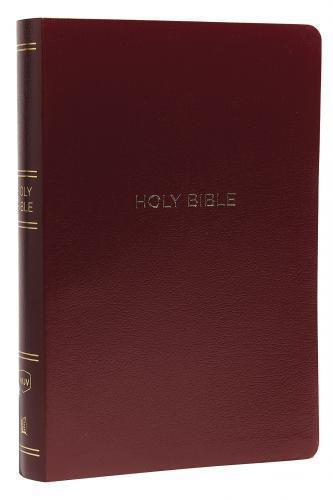 NKJV Bible (English), Large Print, Leathersoft, Burgundy, Thumb-Indexed