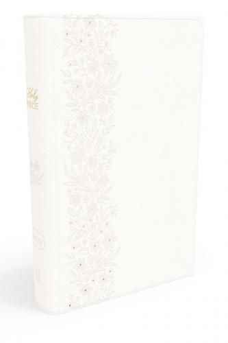 Biblia NKJV (inglés) Bride's tamaño compacto, sentipiel, color blanco