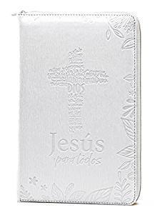 Biblia de Promesas Jesús para Todos, Tamaño Manual, Imitación Piel, Color Marfil